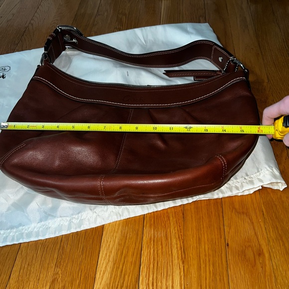 Brown Leather Coach Hobo Bag - Picture 13 of 14